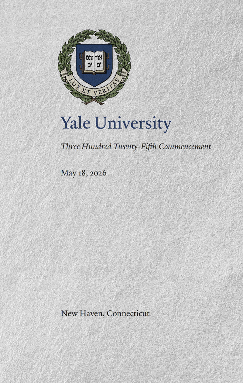 Commencement-Program-Cover3 Yale Commencement Program Cover